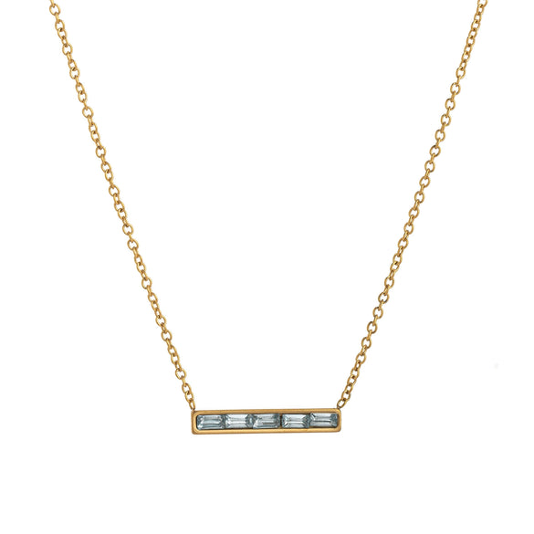 Wholesale Jewelry Fashion Geometric Titanium Steel Pendant Necklace With Electroplating And Constellation Design