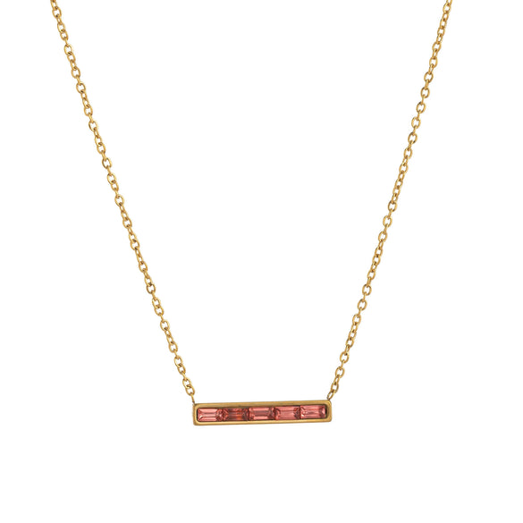 Wholesale Jewelry Fashion Geometric Titanium Steel Pendant Necklace With Electroplating And Constellation Design