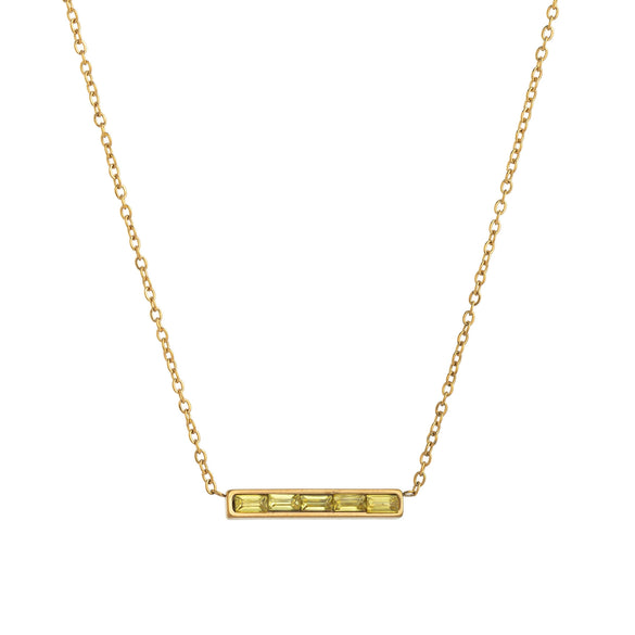 Wholesale Jewelry Fashion Geometric Titanium Steel Pendant Necklace With Electroplating And Constellation Design