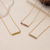 Wholesale Jewelry Fashion Geometric Titanium Steel Pendant Necklace With Electroplating And Constellation Design