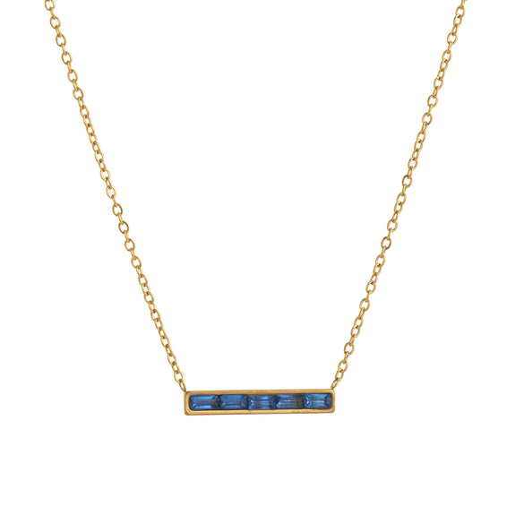 Wholesale Jewelry Fashion Geometric Titanium Steel Pendant Necklace With Electroplating And Constellation Design