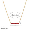 Wholesale Jewelry Fashion Geometric Titanium Steel Pendant Necklace With Electroplating And Constellation Design