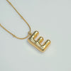 Wholesale Jewelry Fashion Letters Stainless Steel 18K Gold Plated Necklace For Women