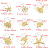 Wholesale Jewelry Fashion Ol Copper Animal Zodiac Electroplated Starfish Conch Shell Dolphin Butterfly Pendant
