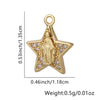Wholesale Jewelry Fashion Ol Geometric Copper Inlaid Zircon Necklace Pendant