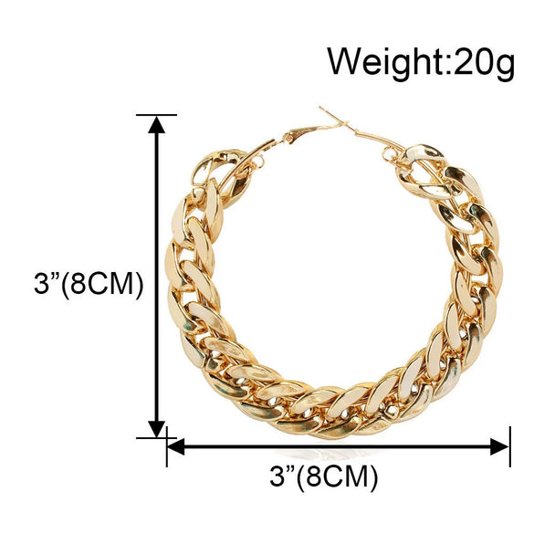 Wholesale Jewelry Fashion Retro Geometric Round Alloy Earrings With Electroplating For Women