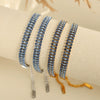 Wholesale Jewelry Fashion Simple Light Luxury Design Bracelet 316L Stainless Steel 18K Gold Plated Inlaid Natural Stone