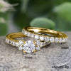 Wholesale Jewelry Fashion Simple Light Luxury Geometric Copper Zircon Ring For Couple