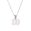 Wholesale Jewelry Fashion Simple Stainless Steel And Titanium Steel 18K Gold Plated Microinlaid Geometric Vintage Necklace For Women