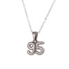 Wholesale Jewelry Fashion Simple Stainless Steel And Titanium Steel 18K Gold Plated Microinlaid Geometric Vintage Necklace For Women