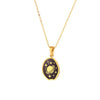 Wholesale Jewelry Fashion Simple Stainless Steel And Titanium Steel 18K Gold Plated Microinlaid Geometric Vintage Necklace For Women