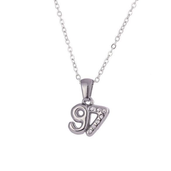 Wholesale Jewelry Fashion Simple Stainless Steel And Titanium Steel 18K Gold Plated Microinlaid Geometric Vintage Necklace For Women