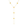 Wholesale Jewelry Fashion Star Tassel Stainless Steel O Word Chain Yshaped Necklace With Electroplating