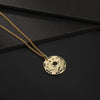Wholesale Jewelry Fashionable Cute Devil's Eye Geometric Copper Ochain Pendant Necklace For Women Electroplated