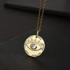Wholesale Jewelry Fashionable Cute Devil's Eye Geometric Copper Ochain Pendant Necklace For Women Electroplated