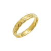 Wholesale Jewelry Fashionable Ring Titanium Steel 18K Gold Plated Rhombus Geometric Electroplated