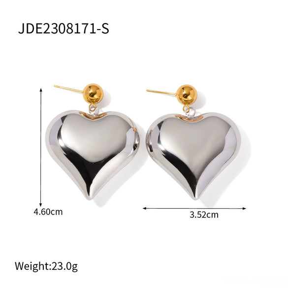 Wholesale Jewelry Five Pointed Star Titanium Steel And Stainless Steel Ring Necklace Earrings With Electroplating