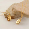 Rose Stainless Steel 18k Gold Plated Necklace