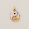 Wholesale Jewelry Flower Pendant Copper Electroplated 18K Gold Color
