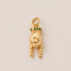 Wholesale Jewelry Flower Pendant Copper Electroplated 18K Gold Color