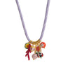 Wholesale Jewelry Flower Pendant Copper Necklace Electroplating Style
