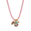 Wholesale Jewelry Flower Pendant Copper Necklace Electroplating Style