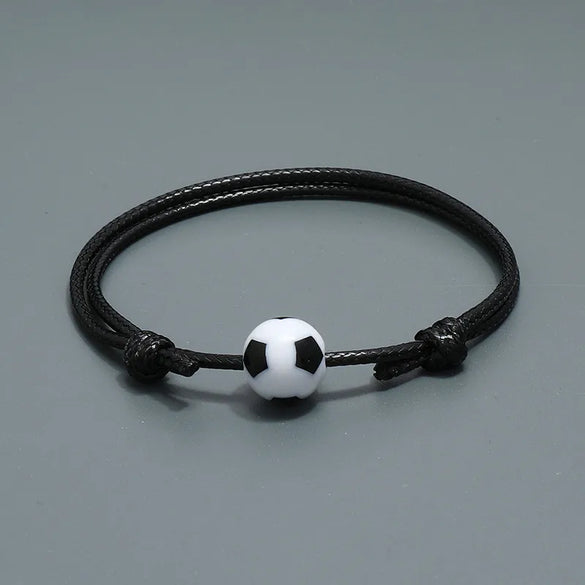 Wholesale Jewelry Football Woven Rope Bracelet Nihaojewelry