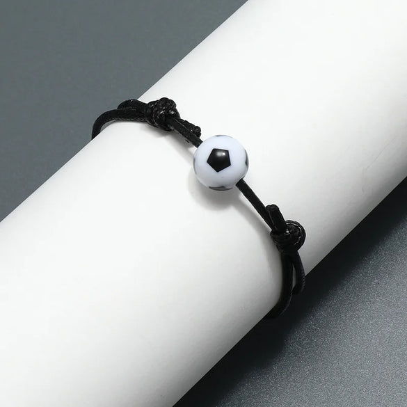Wholesale Jewelry Football Woven Rope Bracelet Nihaojewelry