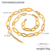 Wholesale Jewelry French Retro Elegant Light Luxury 316L Stainless Steel Chain Design Electroplating Jewelry