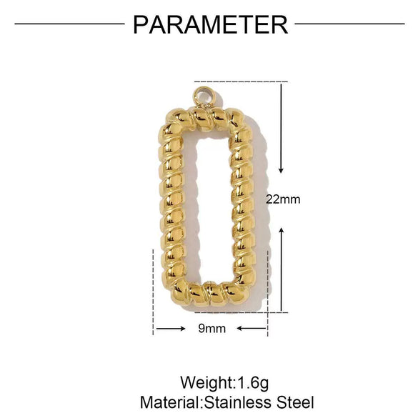 Wholesale Jewelry French Retro Geometric Daisy Strawberry Disc Titanium Steel Stainless Steel Electroplated Necklace Pendant Accessories