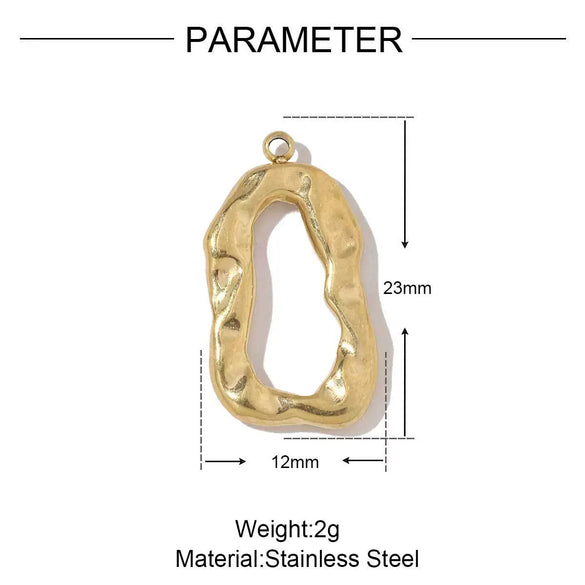 Wholesale Jewelry French Retro Geometric Daisy Strawberry Disc Titanium Steel Stainless Steel Electroplated Necklace Pendant Accessories