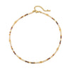 Wholesale Jewelry French Retro Geometric Style Copper Egg Yolk Crystal Stainless Steel Manual Design Clavicle Chain