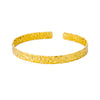 Wholesale Jewelry French Retro Niche Design Stainless Steel Opening Bracelet For Women With Electroplating And Geometric Style