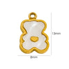 Wholesale Jewelry Freshwater Shell Inlay Stainless Steel Light Luxury Pendant