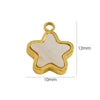 Wholesale Jewelry Freshwater Shell Inlay Stainless Steel Light Luxury Pendant