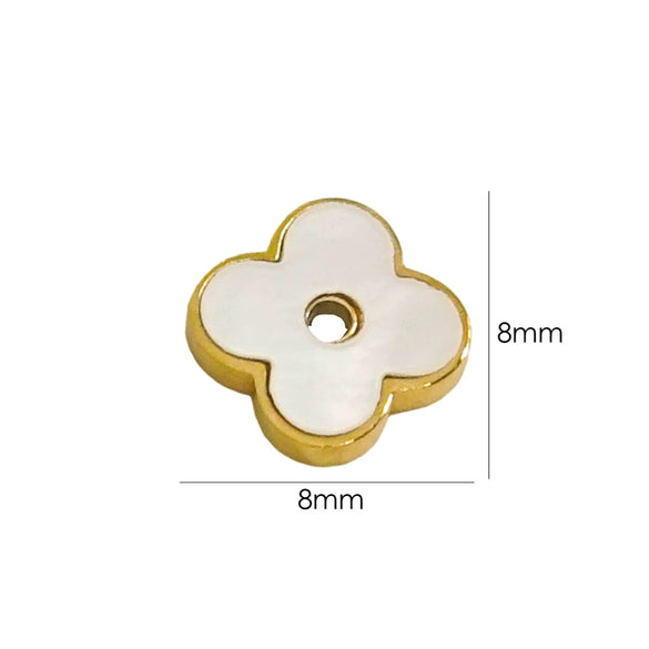 Wholesale Jewelry Freshwater Shell Inlay Stainless Steel Light Luxury Pendant