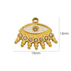 Wholesale Jewelry Freshwater Shell Inlay Stainless Steel Light Luxury Pendant