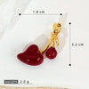 Wholesale Jewelry Fruit Pattern Copper Pendant Necklace And Earrings With Electroplating