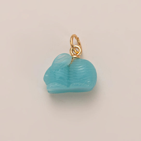 Wholesale Jewelry Fruit Style Copper And Liuli Pendant Necklace With O Word Chain For Women Electroplated