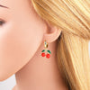 Wholesale Jewelry Fruit Style Copper Electroplated Earrings For Women