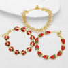 Wholesale Jewelry Fruit Style Copper Electroplating Bracelet