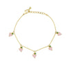 Wholesale Jewelry Fruit Style Copper Zircon Women's Tropical Fruit Bracelet