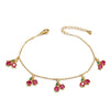 Wholesale Jewelry Fruit Style Copper Zircon Women's Tropical Fruit Bracelet