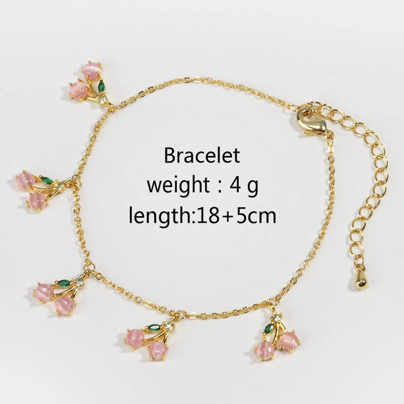Wholesale Jewelry Fruit Zircon Bracelet For Women