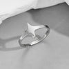 Wholesale Jewelry Funny Sweet Pastoral Star Bat Butterfly 201 Stainless Steel 18K Gold Plated Polishing Open Rings