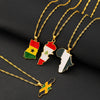 Wholesale Jewelry Geometric Alloy Drop Necklace Electroplated Unisex