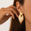 Wholesale Jewelry Geometric Alloy Electroplated Love Earrings For Women