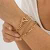Wholesale Jewelry Geometric Alloy Electroplated Women's Bracelet