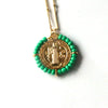 Wholesale Jewelry Geometric Bead Chain Necklace Copper Handmade For Women