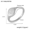 Wholesale Jewelry Geometric Carved Wreath Around The Sun 316L Stainless Steel Gold Plated Ring